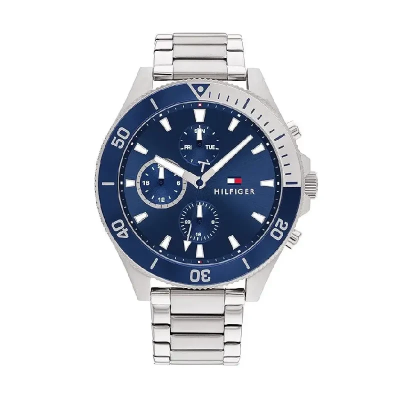 Tommy Hilfiger Larson Blue Dial Casual Men's Watch- 1791917